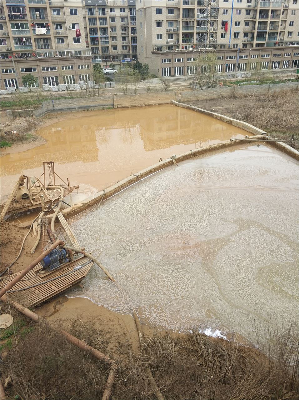 甘谷沉淀池淤泥清理-厂区废水池淤泥清淤